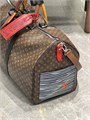 LV дорожная СУМКА KEEPALL 50см Коричневая с плечевым ремнем Канва Monogram ДС-1344