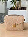 LV сумка Pochette Metis кожа бежевая монограмм золото СК-01744