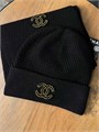 CHANEL набор шапка-шарф черная шерсть ШП-00562