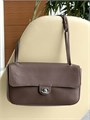 CHANEL сумка Maxi Flap 32 см кожа того коричневая маленькая серебро СК-01701
