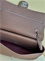 CHANEL сумка Maxi Flap 32 см кожа того коричневая маленькая серебро СК-01701