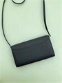 HERMES сумка клатч Constance черная кожа эпсом серебро СК-00936
