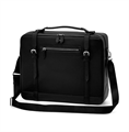 MONTBLANC портфель гладкая кожа черного цвета одно большое отделение на молнии ПР-1256
