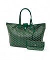 GOYARD сумка 34 см канва зеленая СК-00274