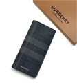 BURBERRY купюрница серая металлическое лого КП-2343