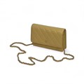CHANEL сумка Woc кожа икра в клетку бежевая золото СК-00259