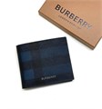 BURBERRY Портмоне синее фирменная канва нового формата ПМ-2345