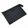 LV папка А4 Клатч Pochette 24H серая монограмма канва ПК-1576