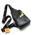 FENDI слинг черный кожа того желтый глаз СЛ-1253