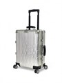 FENDI 50 см чемодан серебро черная ручка ЧМ-1350