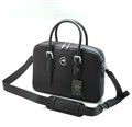 SR Портфель черный фурнитура серебро ПР-2195
