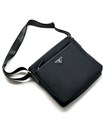 PRADA мессенджер средний нейлон черный МС-0375