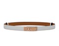 HERMES ремень Келли белый золото РМ-00206