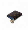 LV кошелек на кнопке монограмма коричневый КЛ-00211
