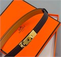 HERMES ремень Келли шоколадный золото РМ-00203