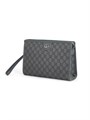 GUCCI борсетка синяя канва монограмма НС-1997