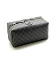 GUCCI несессер темно серый с фирменной монограммой НС-2358