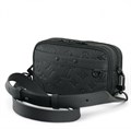 LV мессенджер бумажник Alpha Wearable черная кожа тисненная монограмма МС-2360