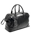 Ermenegildo Zegna дорожная сумка гладкая кожа две молнии черная ДС-1693