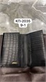 ZILLI купюрница из черной кожи крокодила логотип золото снаружи КП-2035