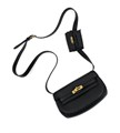 HERMES сумка Kelly Moove 19 см гладкая кожа черная золото СК-00455