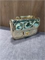 CHANEL сумка золотая лак СК-00495