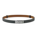 HERMES ремень Келли серый серебро РМ-00529