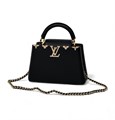 LV сумка CAPUCINES того черная золото-стразы СК-00564