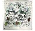CHANEL платок кашемир и шелк бежевый ПЛ-00659