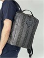 LV рюкзак Utilitari канва серая монограмма графические полосы со съемным карманом РК-2016