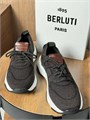 BERLUTI кроссовки текстиль коричневые ОС-01456