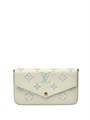 LV клатч Pochette Felicie 3 в 1 кожа Того белый золото НС-01614