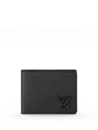 LV портмоне черное того металлический черный логотип ПМ-1758