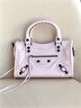 BALENCIAGA сумка Le City Mini мятая кожа розовая СК-01508