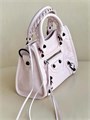BALENCIAGA сумка Le City Mini мятая кожа розовая СК-01508