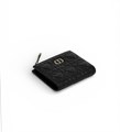 DIOR кошелек на кнопке с сердцами черный золото КЛ-01046