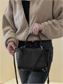 BALENCIAGA сумка Rodeo small кожа гладкая черная серебро СК-00722