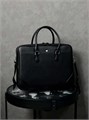 MONTBLANC портфель из зернистой телячьей кожи с креплением на чемодан и плечевым ремнем ПР-2508