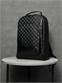LV рюкзак Avenue черная кожа тисненная шашка РК-0096