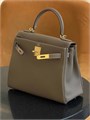 HERMES Kelly 28 см сумка кожа Того этуп золото СК-00761