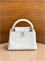 LV сумка CAPUCINES кожа крокодила белый золото СК-01751