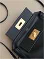 HERMES 24/24 сумка 21 см черная золото СК-01198