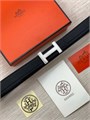 HERMES ремень 25 мм эпсом черный РМ-8974