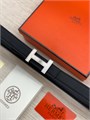 HERMES ремень 25 мм эпсом черный РМ-8974