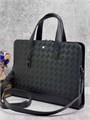 MONTBLANC портфель Extreme 3.0 черная кожа с тиснением плетенки ПР-2662