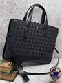 MONTBLANC портфель Extreme 3.0 черная кожа с тиснением плетенки ПР-2662