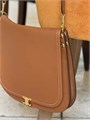 CELINE сумка гладкая кожа с клапаном кэмел золото СК-01273