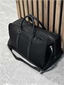 PRADA дорожная сумка нейлон черная с плечевым ремнем большая ДС-0004