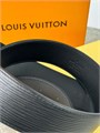 LV ремень кожа Эпи черный пряжка LV серебро РМ-1151