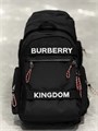 BURBERRY рюкзак текстиль черный белая надпись Kingdom РК-2350
